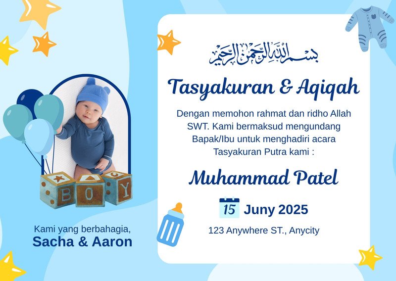 Undangan Aqiqah